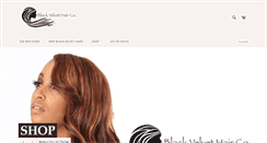 Desktop Screenshot of blackvelvethair.com